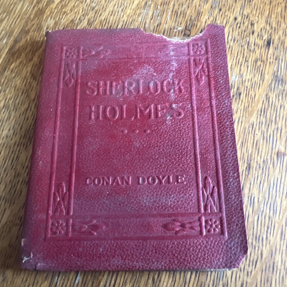 1920s Small Red Book TALES OF SHERLOCK HOLMES Sir A. Conan Doyle Little Luxart